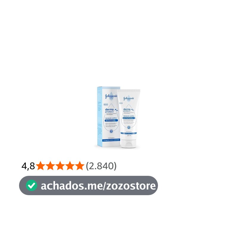 Loção Hidratante Corporal Johnson's Baby Derma Protect, 200ml