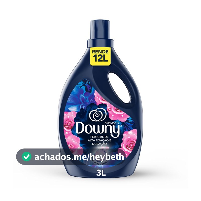 Downy Amaciante Concentrado Líquido Brisa Intenso 3L – Rende 12L