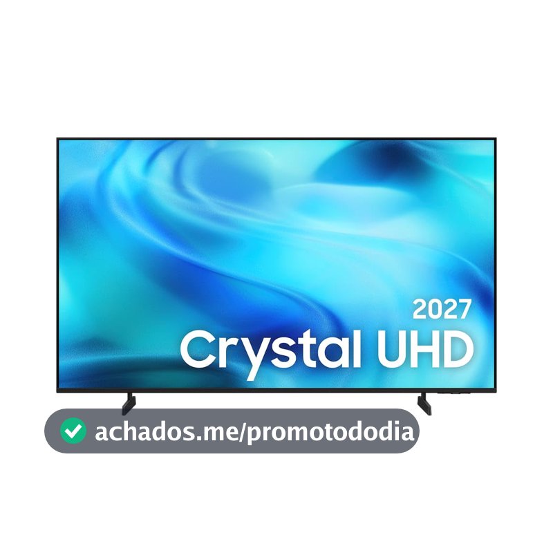 Samsung Smart TV 65" Crystal UHD 4K U8000H 26/2027, Vision AI Companion, Modo Estádio, Xbox Cloud Gaming