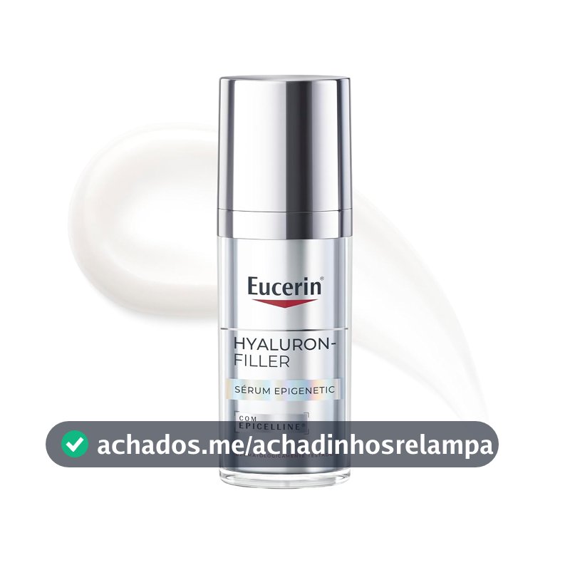 EUCERIN Sérum Facial Anti-idade Epigenetic 30ml, Antirrugas, Epicelline, Ácido Hialurônico, Antissinais, Pele Madura