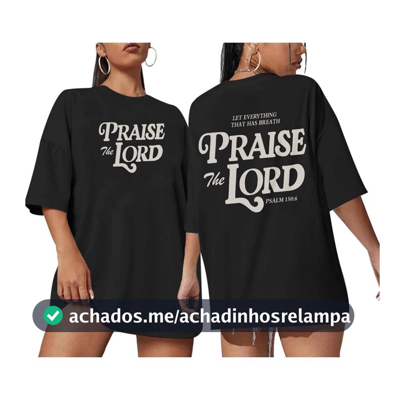 Kelxjia Camisetas Cristãs Grandes para Mulheres Louvor O Senhor Camiseta Religiosa Verso da Bíblia Camiseta Deus Jesus Camiseta Gráfica