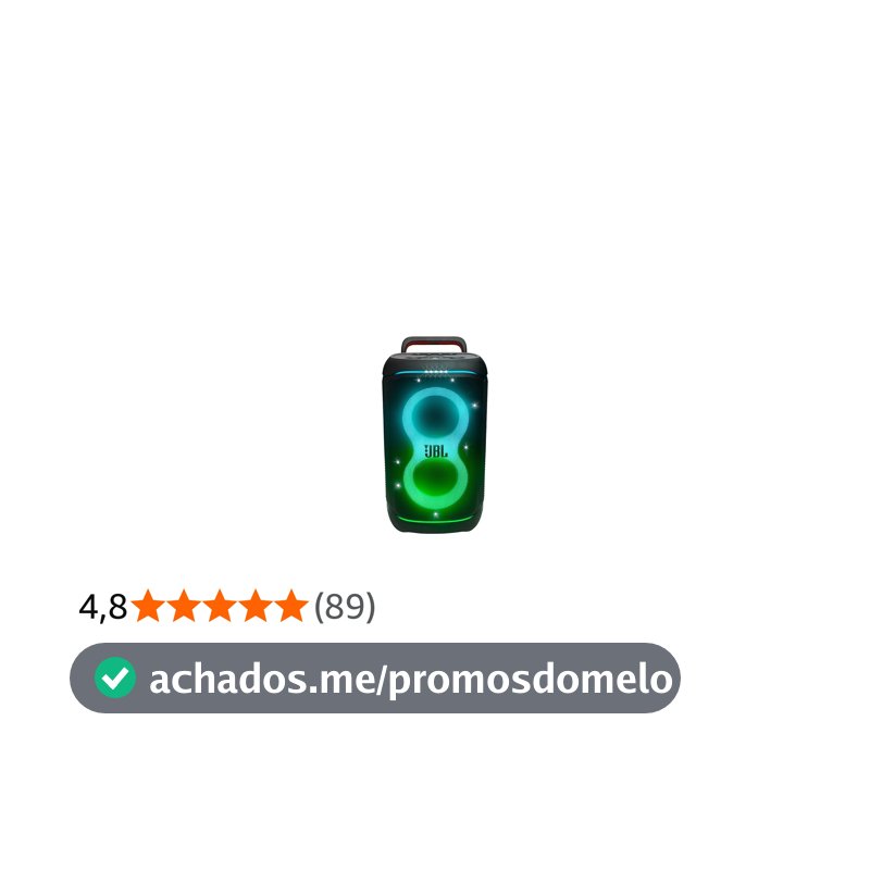 JBL PartyBox 520, Caixa de Som Bluetooth com Show de Luzes - Preto