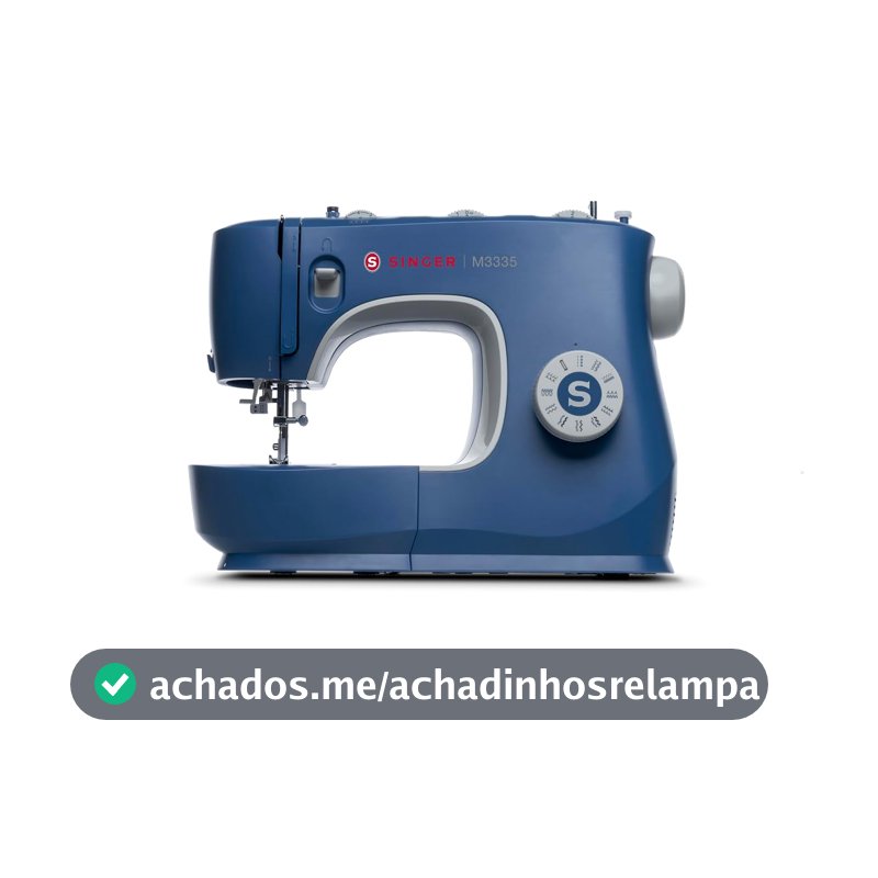 Máquina de Costura M3335 Azul 220V