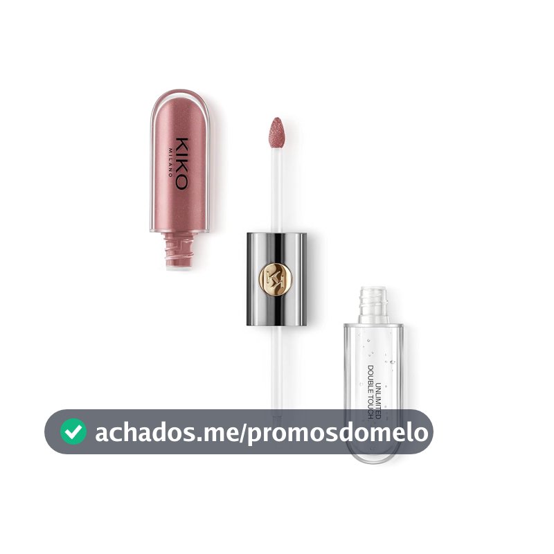 KIKO MILANO, Unlimited Double Touch, Batom e Gloss Incolor, Cor