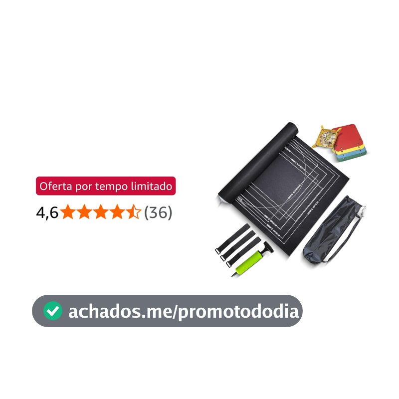 Tapete Quebra Cabeça, Tapete Porta Quebra Cabeça Até 2000 Peças Sortido Guarda Fácil, 120x80 cm, com Bandeja, Bomba de Ar e Bolsa