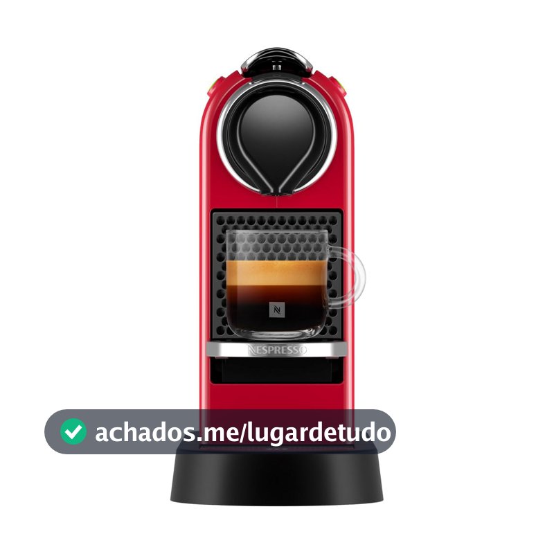 Cafeteira Espresso Nespresso CitiZ Vermelho Cereja 110V