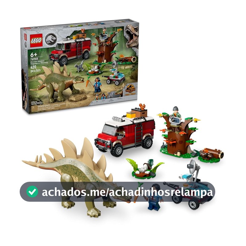 LEGO Jurassic World Estegossauro 76965 6+ anos 420 peças Building Kit
