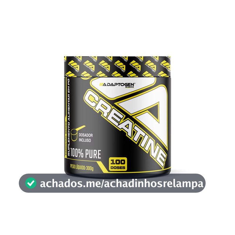 Creatina 100% Pura 300g - Adaptogen Science