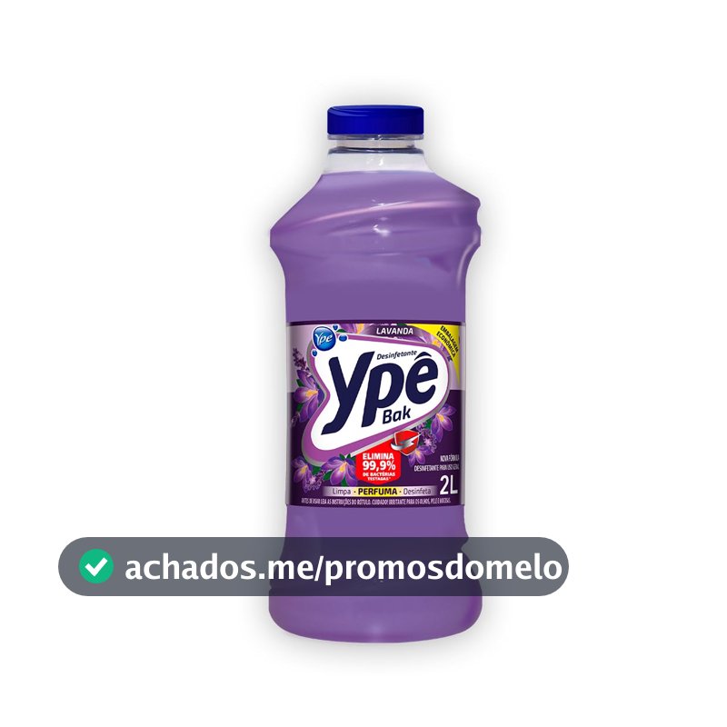 Ypê Desinfetante Bak Lavanda 2L