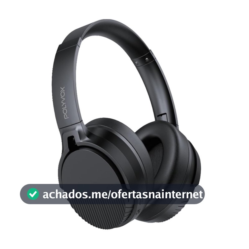 Fone de Ouvido Bluetooth Polyvox com Cancelamento de Ruido