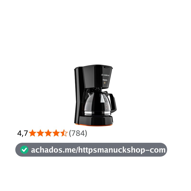 Cafeteira Elétrica Cadence Desperta Constrast 127V - CAF338