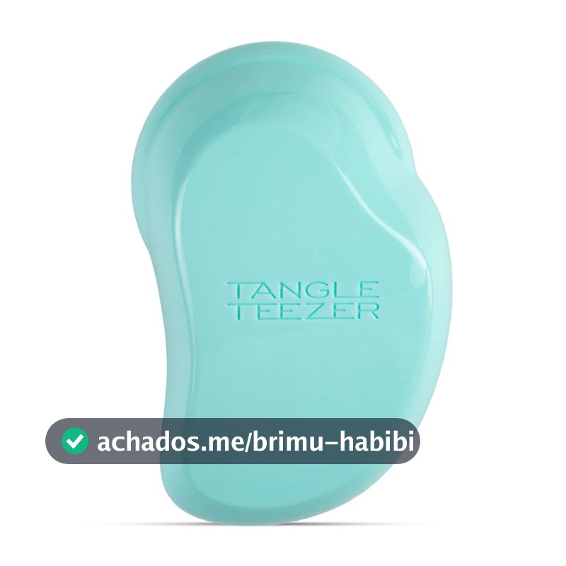 Tangle Teezer - Escova de cabelo desembaraçadora The Original Mini para todos os tipos de cabelo, úmido e seco. Cor: Verde água