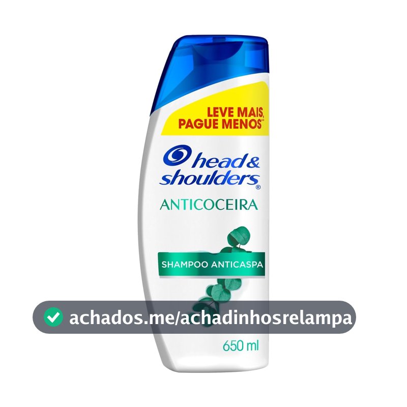 Head & Shoulders Shampoo Anticaspa Anticoceira 650 ml