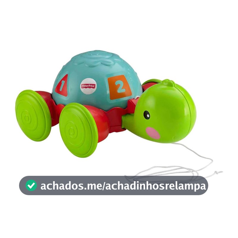 Tartaruga de Empurrar Brinquedo Bebês Fisher-Price
