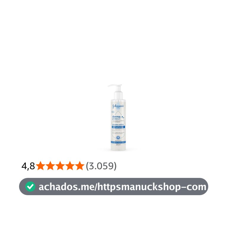 Sabonete Nutritivo Johnson's Baby Derma Protect, 200ml