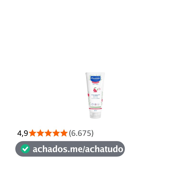 Hidratante e Calmante sem Fragrância para Pele Muito Sensível/Sensibilizada dos Bebês e Crianças, Mustela Bebê, Rosa, Médio/200 ml