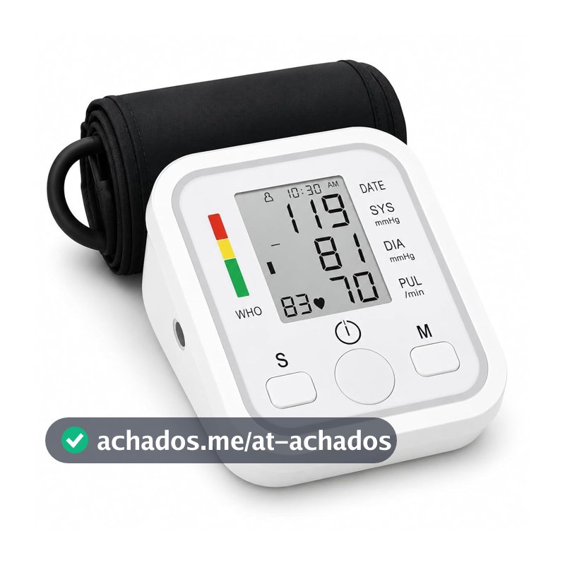 Aparelho de Pressão Arterial Digital Automático de Braço com Memória