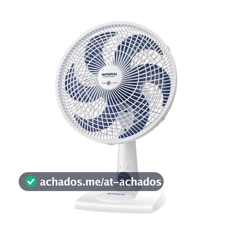 MONDIAL Ventilador de Mesa 127V, 30cm, 6 pás, Super Power - VSP-30-W