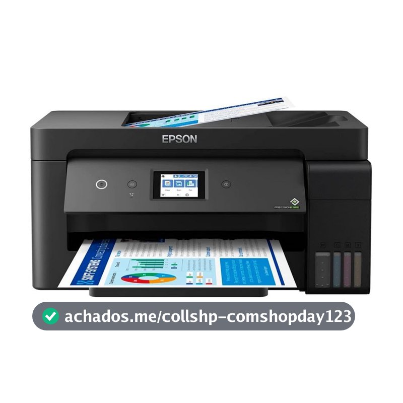 Impressora Multifuncional Epson EcoTank L14150 - Tanque de Tinta Colorida, formato até A3+ Wi-Fi, USB, Bivolt