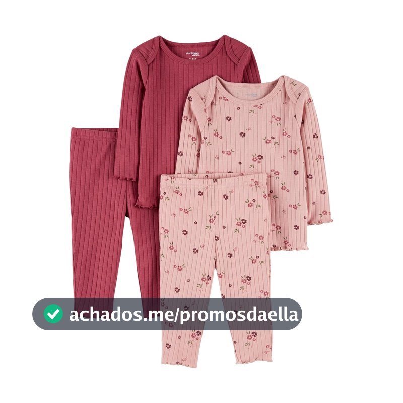 Suéter 4-piece Textured Set Simple Joys by Carter'sUnisex Bebê