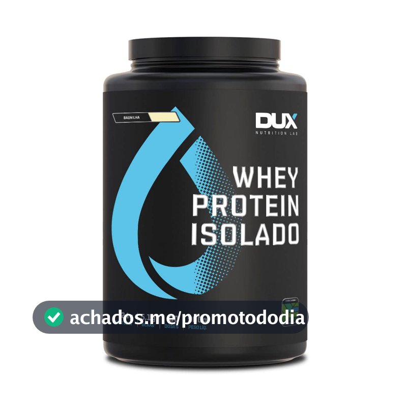 Whey Protein Isolado Baunilha Pote 900g – Contribui para os Resultados e Auxilia a Recuperação Muscular – Dux Human Health