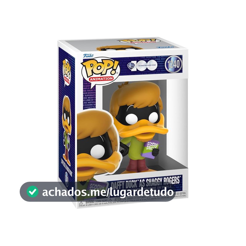 POP! PATOLINO VESTIDO DE SALSICHA ROGERS - EDIÇÃO DE 100 ANOS DE ANÍVERSÁRIO DA WARNER BROOS #1240 - FUNKO