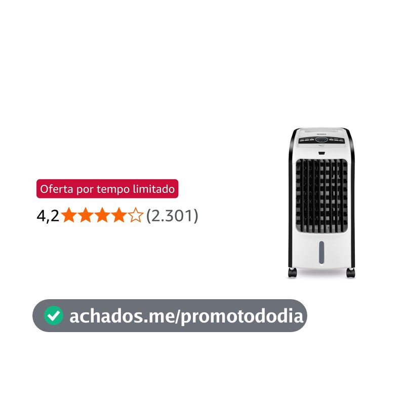 MONDIAL Climatizador Flash Air, Branco/Preto, 80W, 110V - CL-03