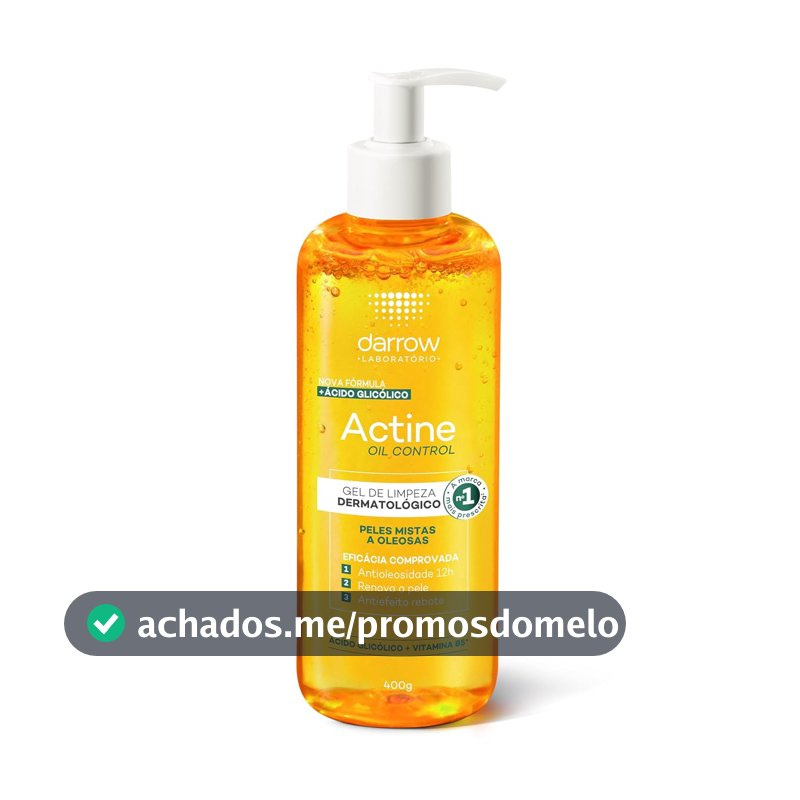 DARROW ACTINE OIL CONTROL GEL DE LIMPEZA 400G