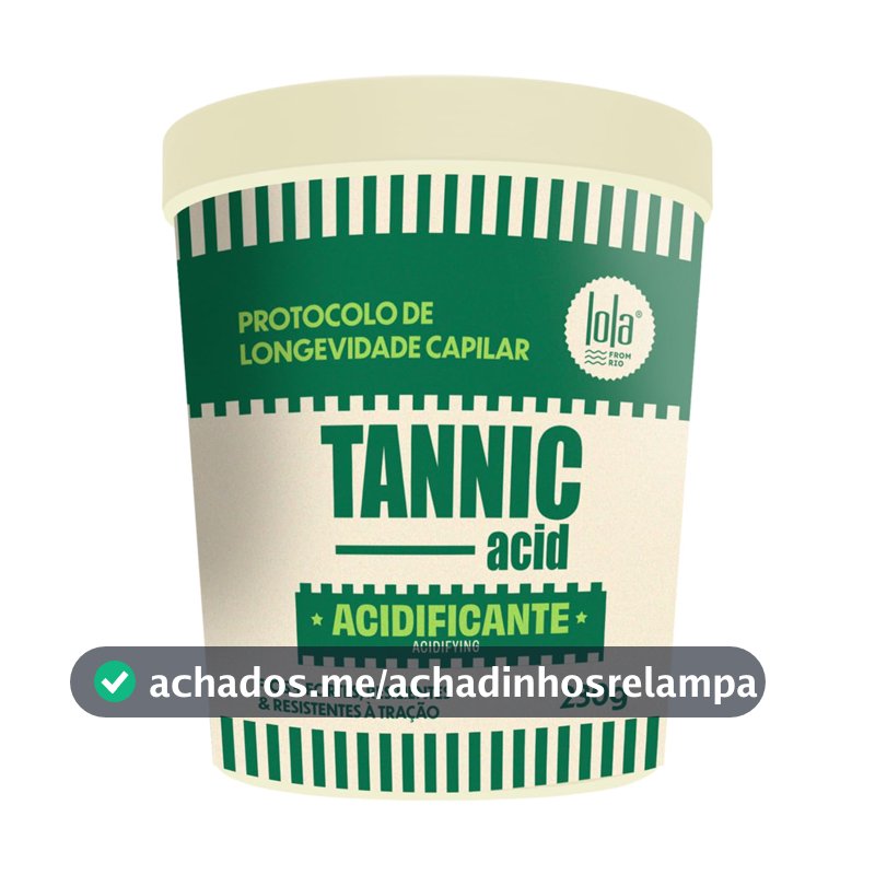 Tannic Acidificante Capilar 230G - Lola Cosmetics
