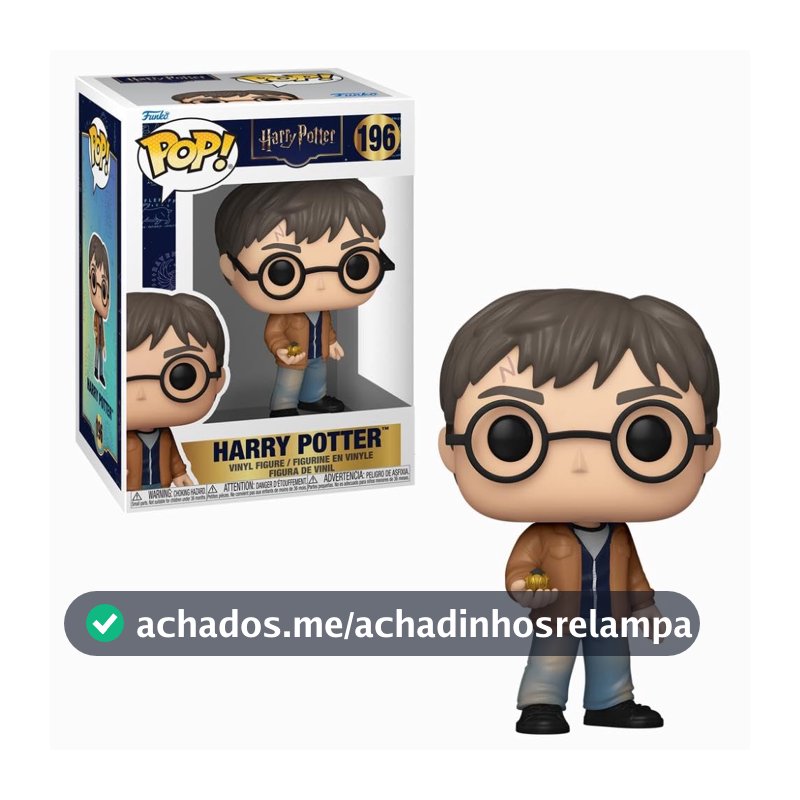 Candide, Boneco, Funko POP! Harry com Pedra da Ressurreição, Harry Potter 8-10 cm