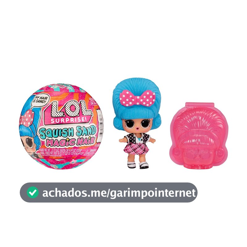 L.O.L. Surprise Squish Sand Magic Hair Tots Asst in PDQ