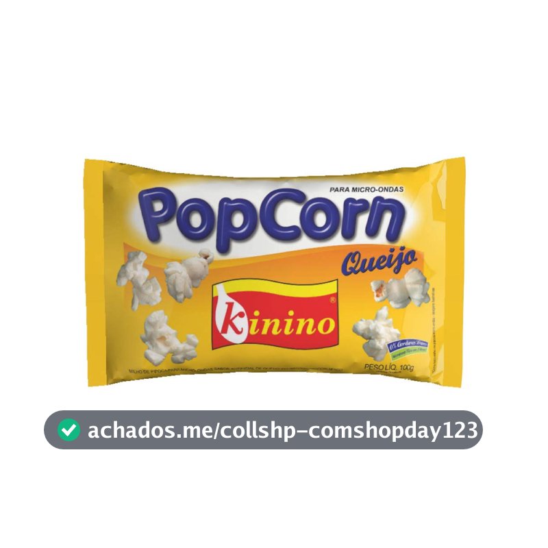 PIPOCA MICROONDAS QUEIJO KININO 100G