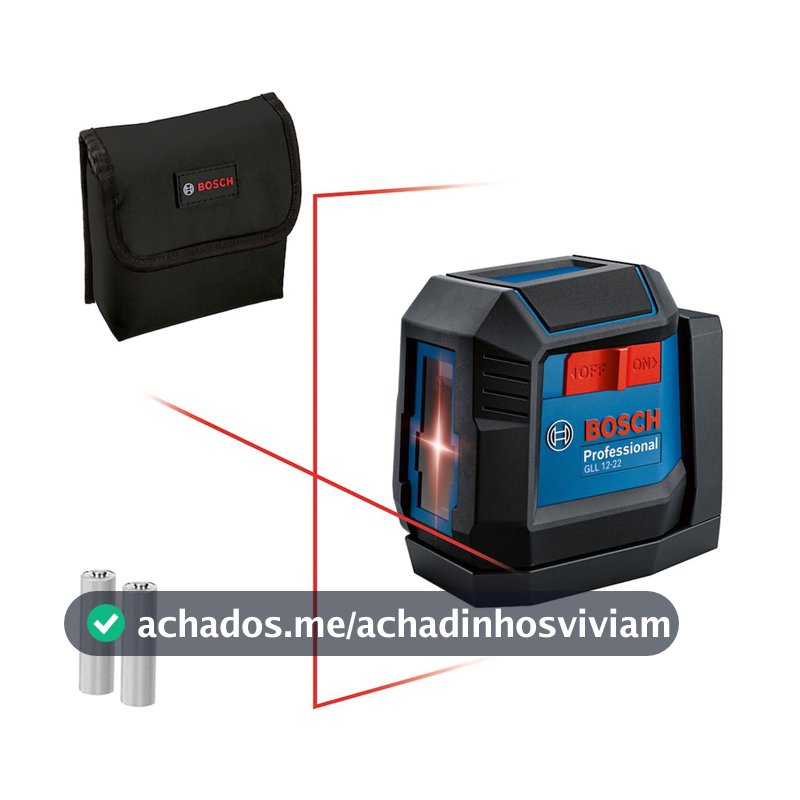 Nível a Laser GLL 12-22 de 12 M com Suporte Giratório Bosch Profissional