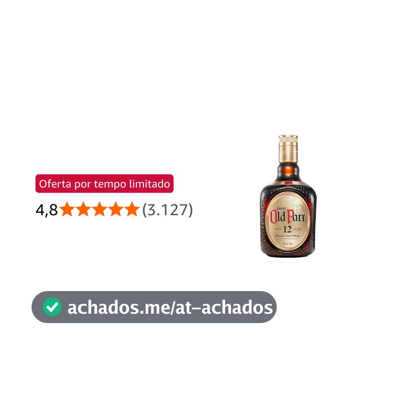 Whisky Old Parr 12 anos 750ml
