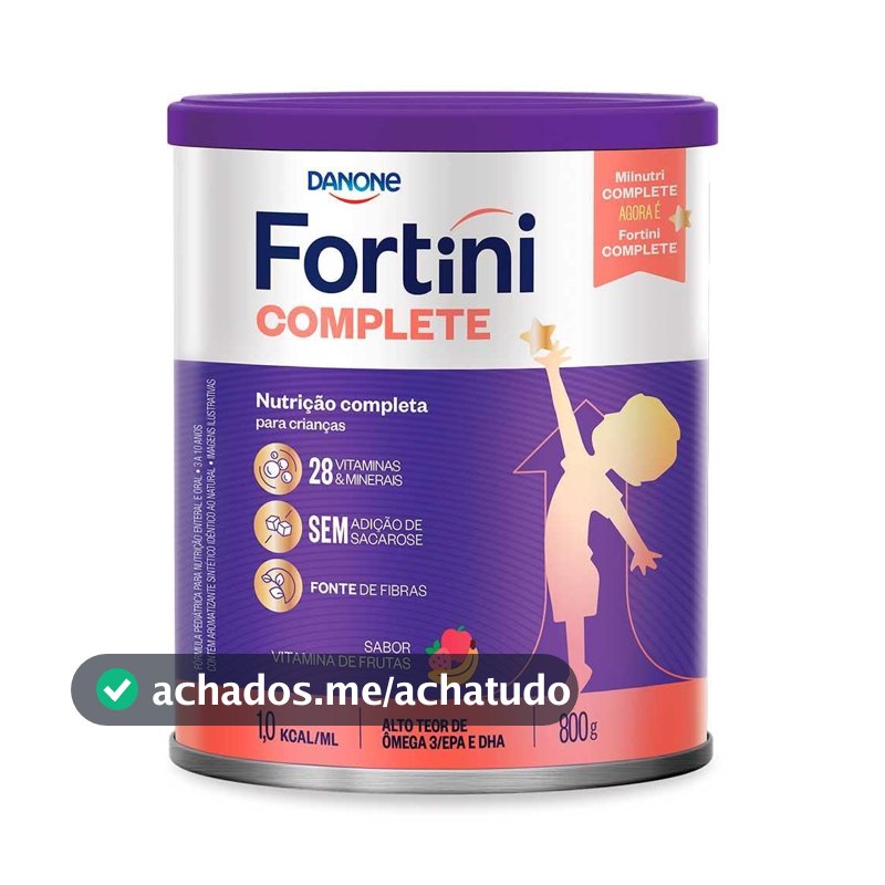 Suplemento Infantil Danone Nutricia Fortini Complete, 800g