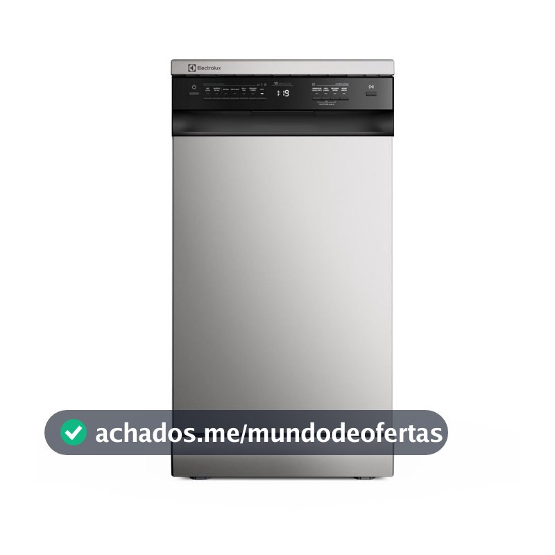 Lava-Louças Electrolux 10 Serviços Inox com Programa Lava e Seca 50min 220v LS10E