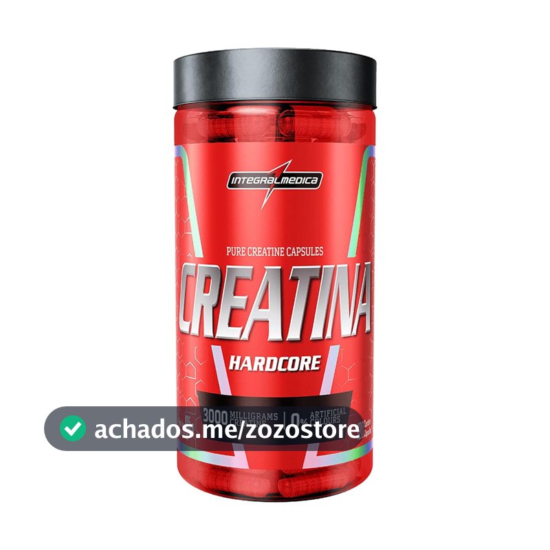 Integralmedica Creatina Hardcore 120 Cápsulas Pura Monohidratada