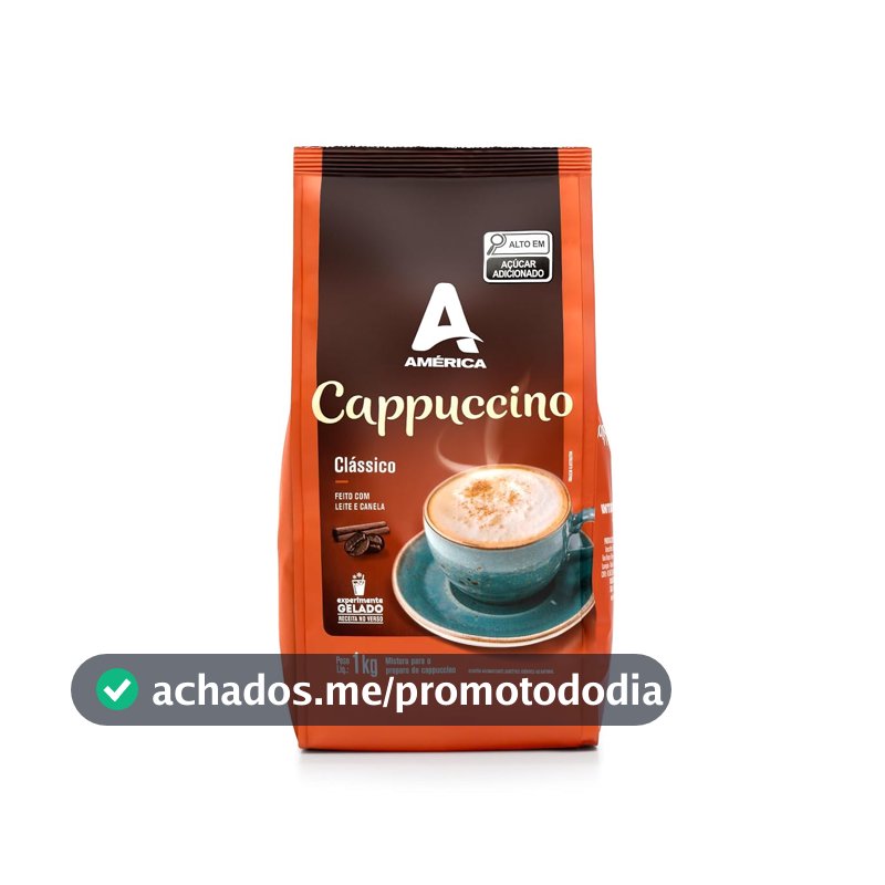 Cappuccino em Pó América Clássico 1 kg
