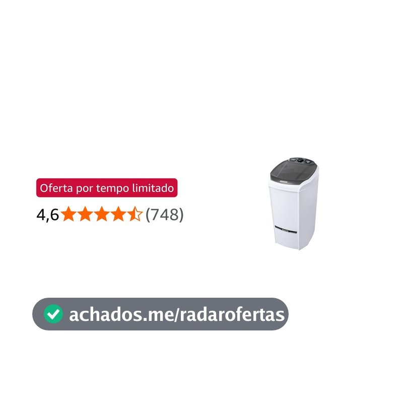 SUGGAR LAVADORA DE ROUPAS LAVAMAX ECO 10KG 220V BRANCA LE1022BR