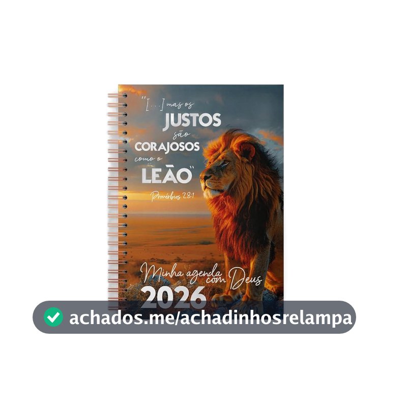 Minha Agenda com Deus 2026 Leão de Juda