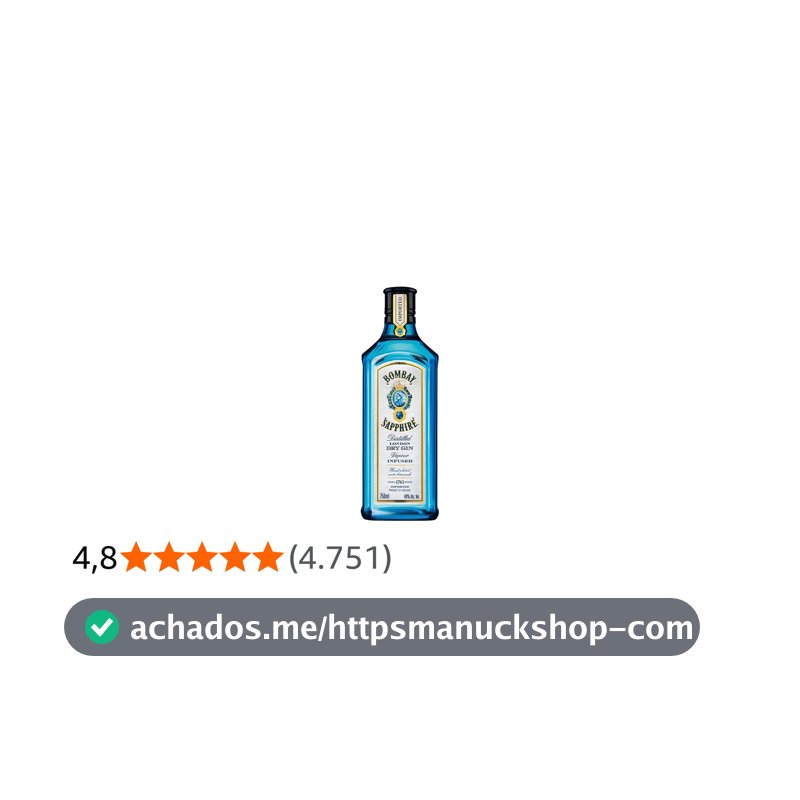 Gin Bombay Sapphire 750ml