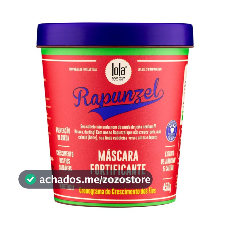 Rapunzel Máscara de Tratamento 450g , Lola Cosmetics
