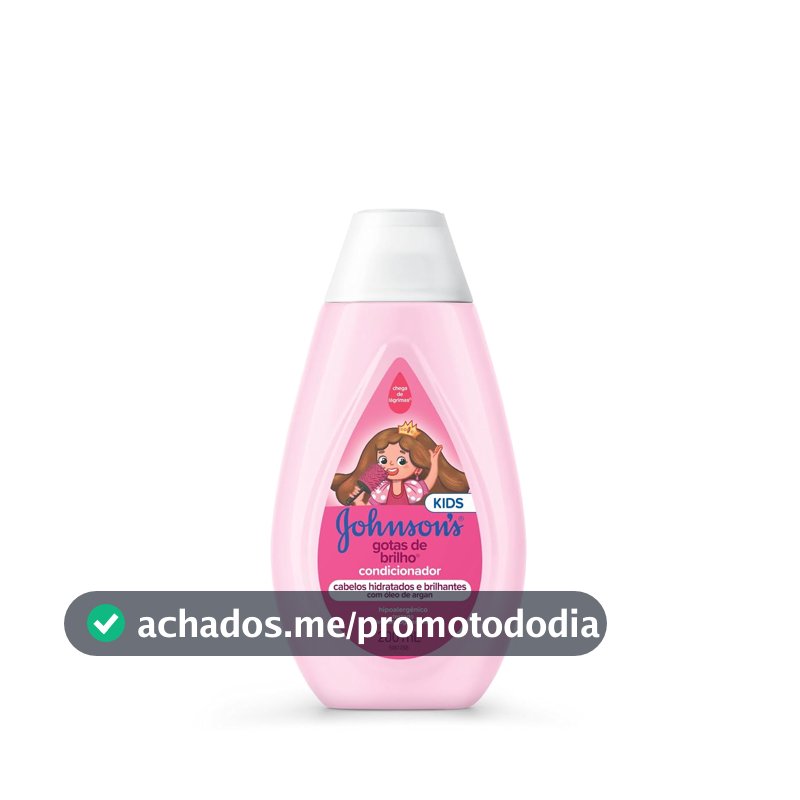 Condicionador Johnson's Baby Gotas de Brilho, 200ml
