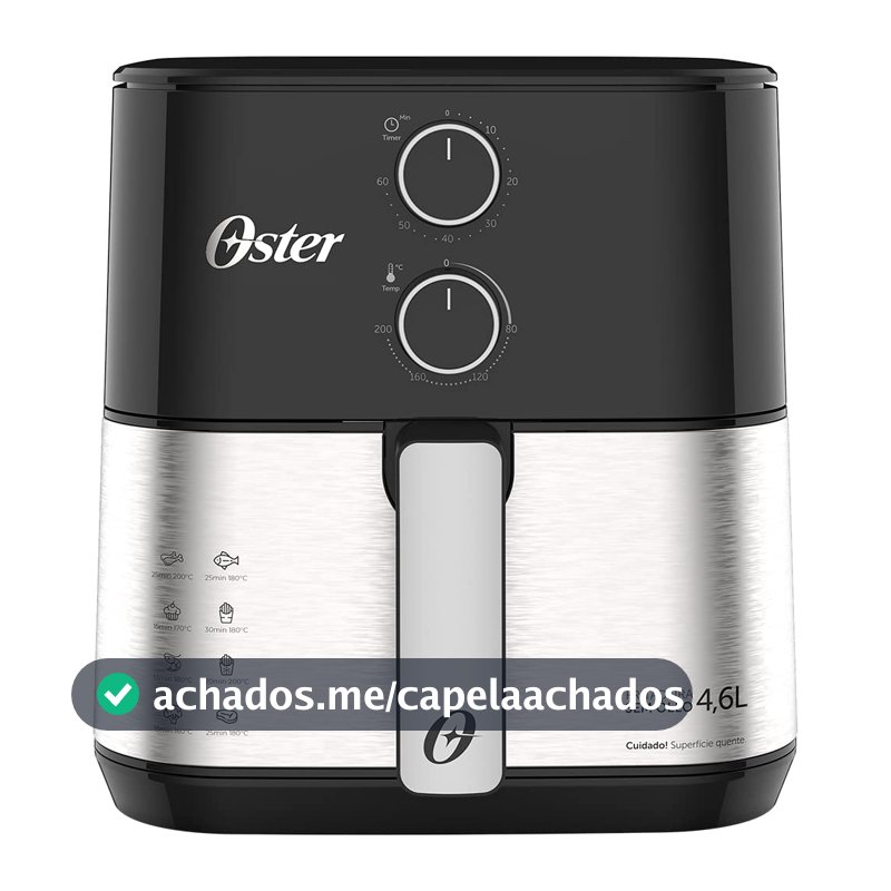 Fritadeira Sem Óleo Oster 127V - OFRT520, PRETO