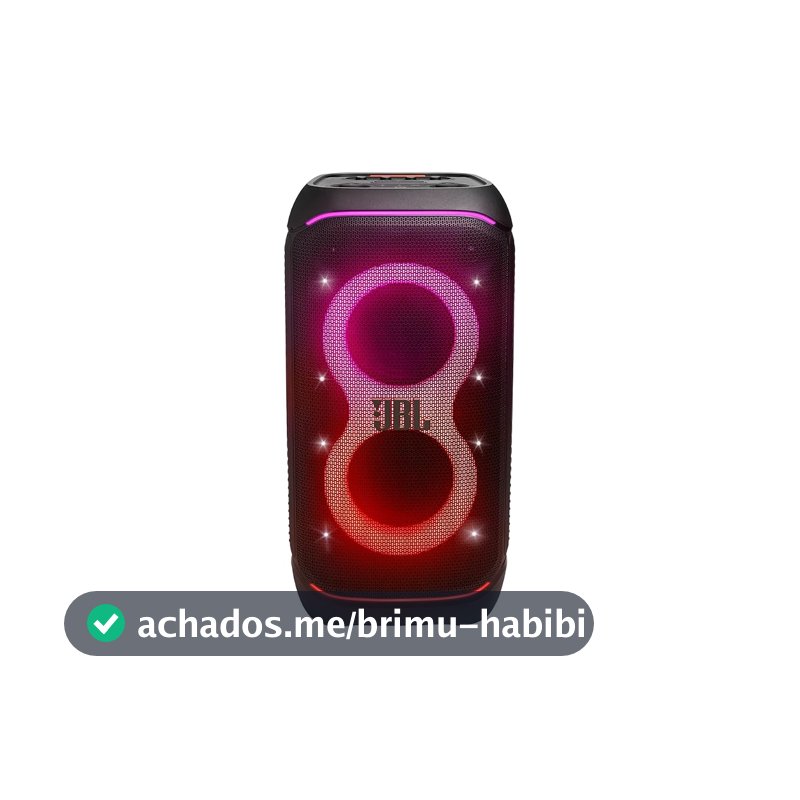 JBL, Caixa de Som, PartyBox Stage 320, Bluetooth, Portátil, Show de Luzes, À Prova de Respingos - 240W RMS - Preta