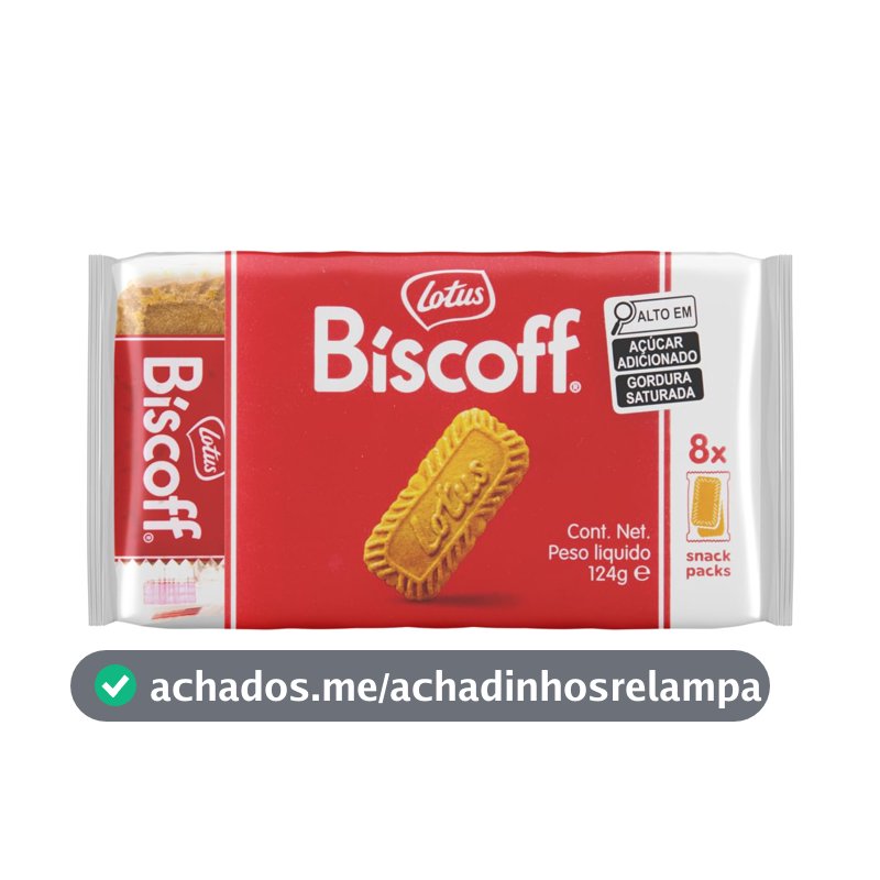 Lotus Biscoff Biscoito Doce Pacote 124G