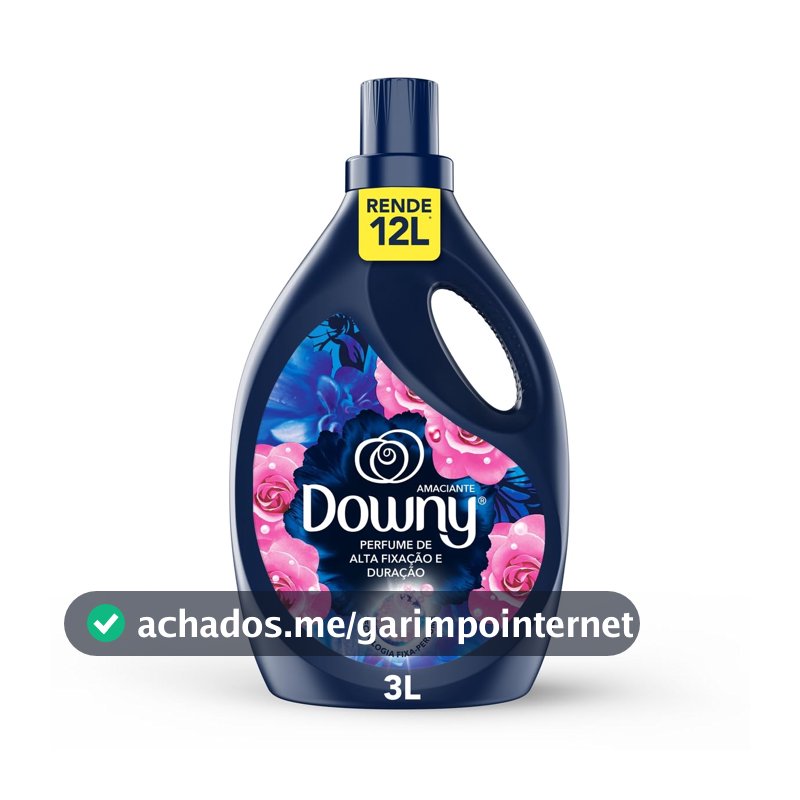 Downy Amaciante Concentrado Líquido Brisa Intenso 3L – Rende 12L