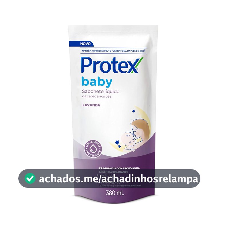 Protex Baby Lavanda Sabonete Líquido Infantil Refil, 380ml