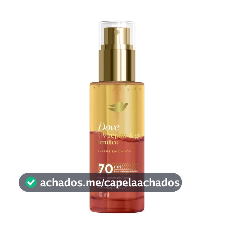 Dove Óleo e Sérum Bifásico UV Repair & Glow + Ferúlico 110ml