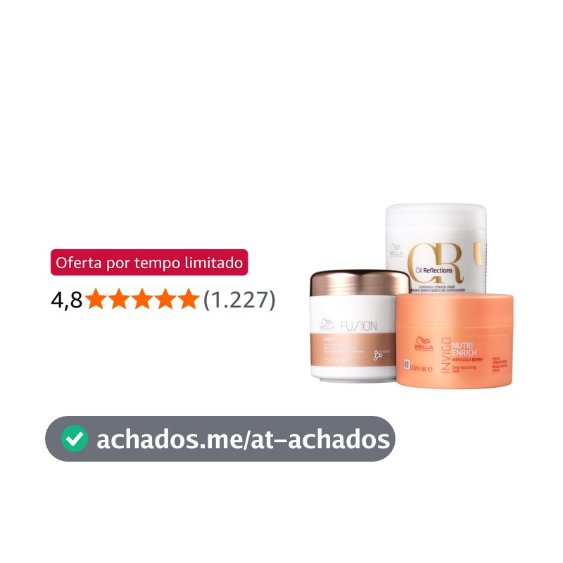Kit Wella Cronograma Capilar Fios Perfeitos (3 produtos)